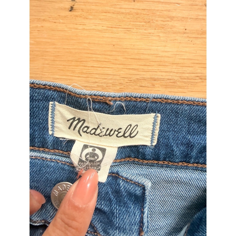 Madewell 32 Tall High-Rise Stovepipe Jeans Ashland Wash - Picture 6 of 8